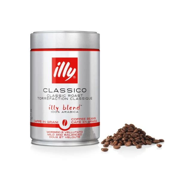 Illy Classic Kaffe Hele Bønner 250g 2000103 by Illy color Svart
