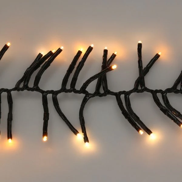 Klyngelyslenke 768 LED-lys varmhvit AX8550630 by Koop color Vit
