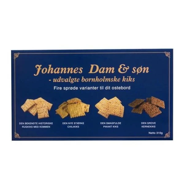 Kjeks til ost assortert - Johannes Dam & Søn 310g 363334 by Johannes Dam & Søn color Svart