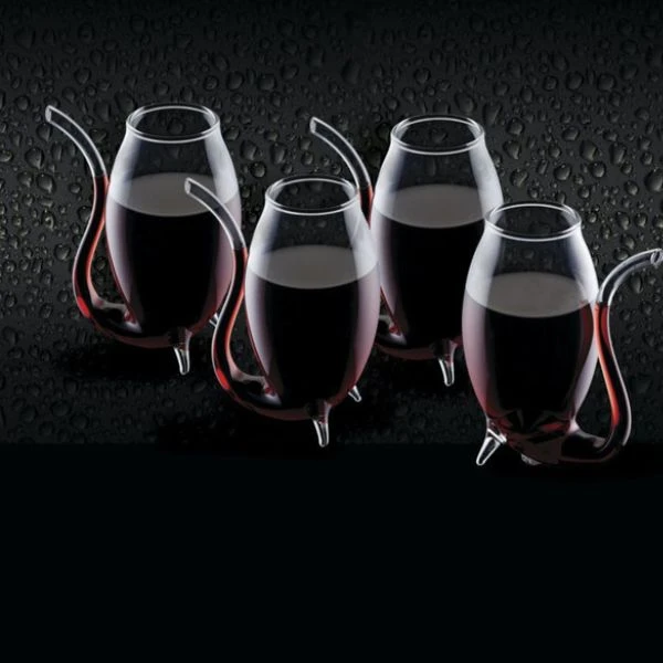 Portvinssippere 4 stk glass Barcraft BCPORT4PC by BarCraft color Svart