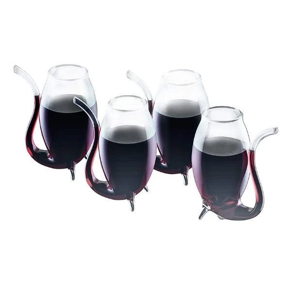 Portvinssippere 4 stk glass Barcraft BCPORT4PC by BarCraft color Svart