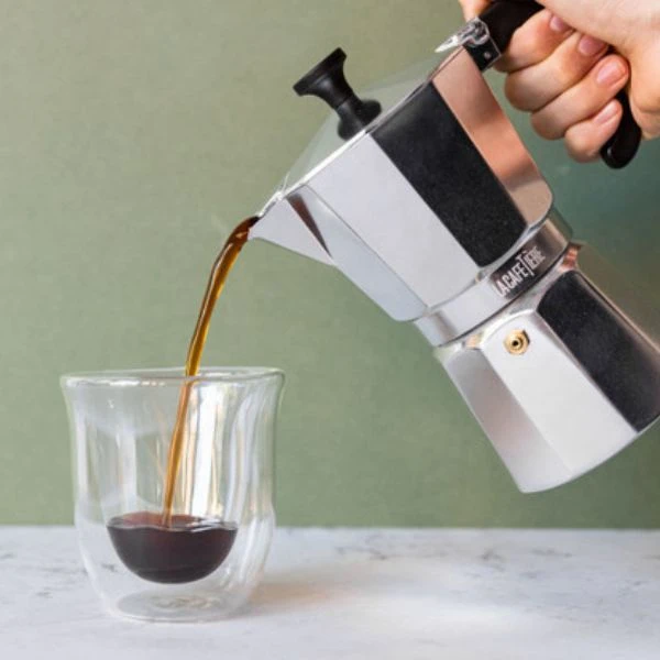 Espressokanne 3 kopper La Cafetière LCVEN3CPSIL by La Cafetière color Svart