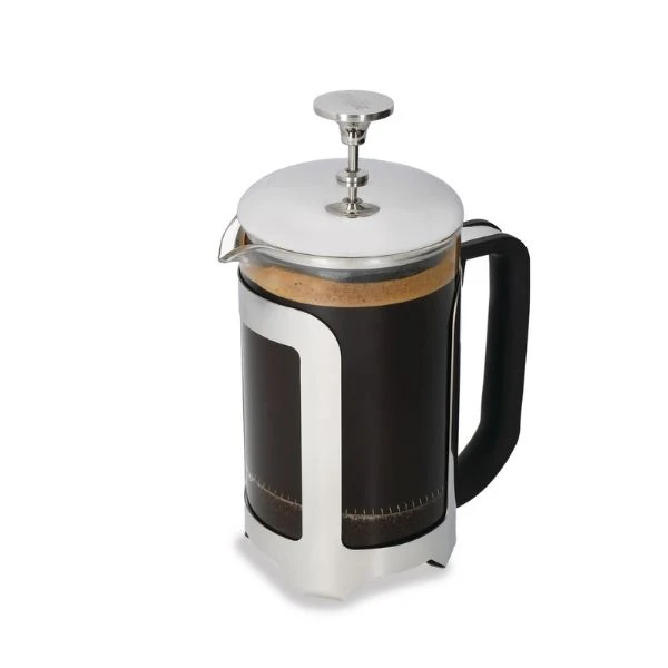 Roma 6-koppers presskanne rustfritt stål La Cafetière LCROMA6CPSIL by La Cafetière color Svart