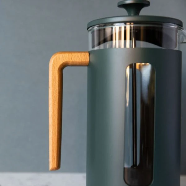 Pisa 8-koppers presskanne grønn trehåndtak La Cafetière LCPISA8CPGRNW by La Cafetière color Svart