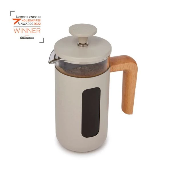 Pisa 3-koppers presskanne latte trehåndtak La Cafetière LCPISA3CPLATW by La Cafetière color Svart