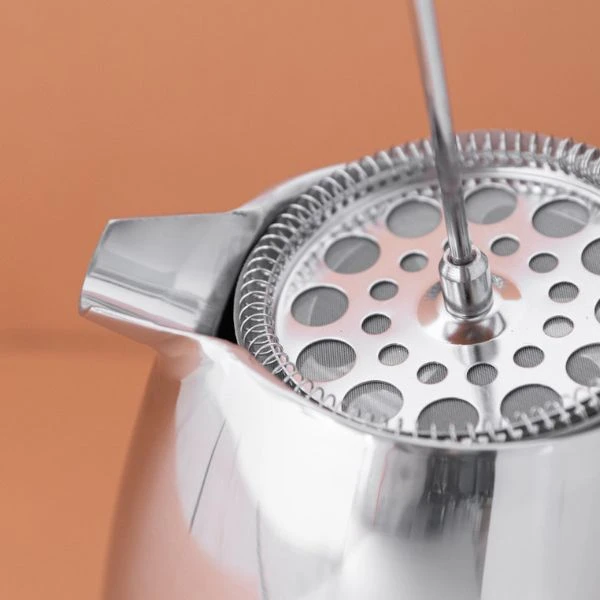 Presskanne 8 kopper dobbeltvegget rustfritt stål La Cafetière LCDBLSS8CUP by La Cafetière color Svart