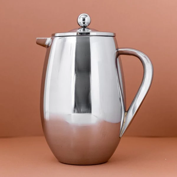 Presskanne 8 kopper dobbeltvegget rustfritt stål La Cafetière LCDBLSS8CUP by La Cafetière color Svart