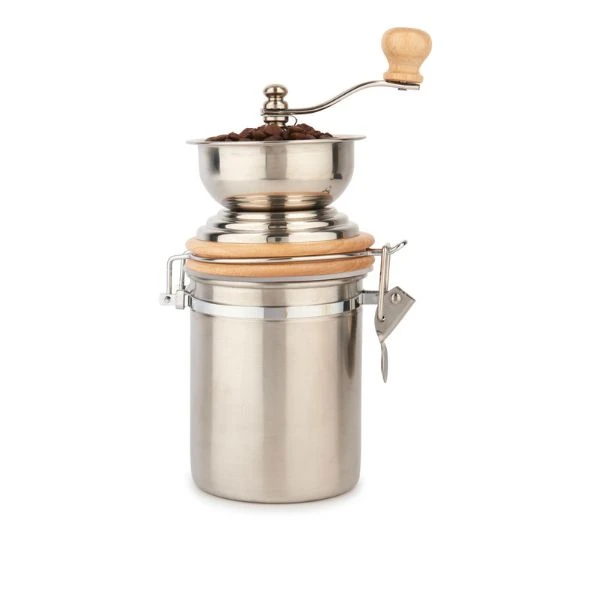 Kaffekvern og oppbevaring rustfritt stål La Cafetière LCGRINDSS by La Cafetière color Svart