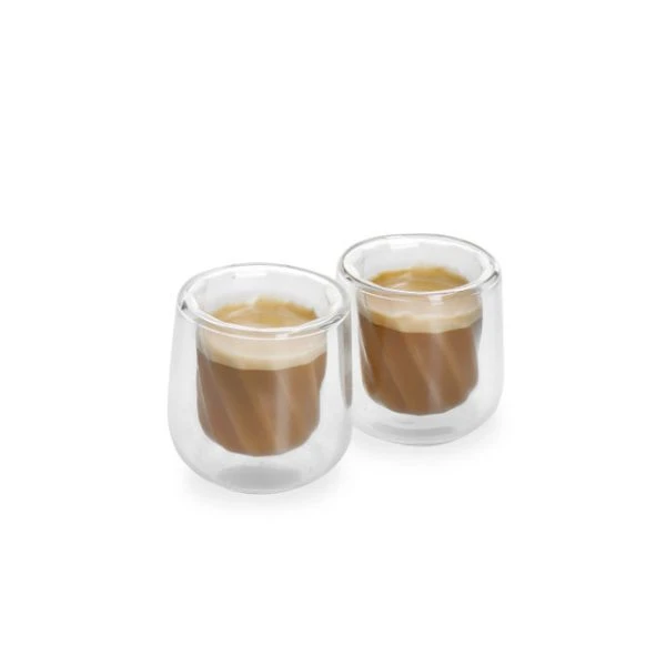 Siena dobbeltveggede cortadoglass 2 stk La Cafetière LCDWCORT2PC by La Cafetière color Svart