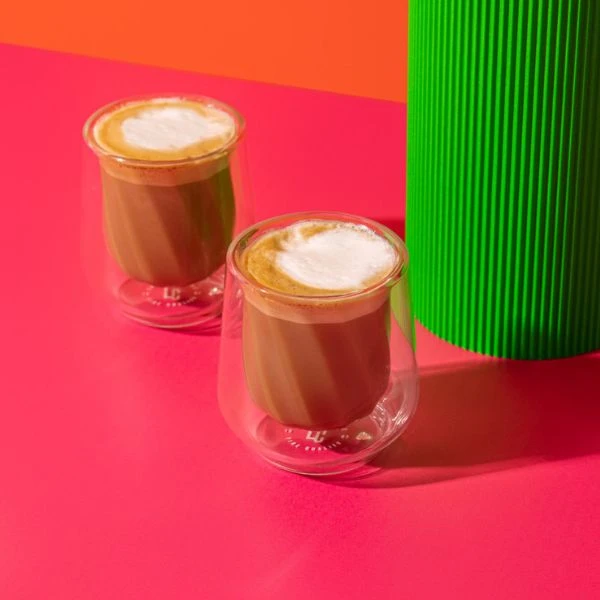 Siena dobbeltveggede cortadoglass 2 stk La Cafetière LCDWCORT2PC by La Cafetière color Svart