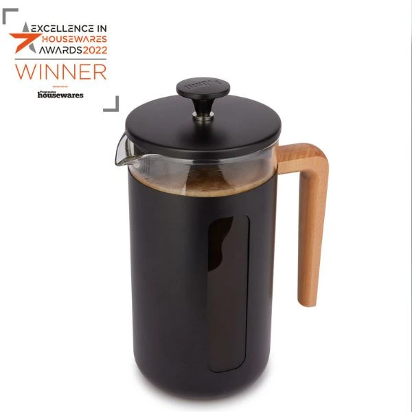 Pisa 8-koppers pressekanne sort trehåndtak La Cafetière LCPISA8CPBLKW by La Cafetière color Svart