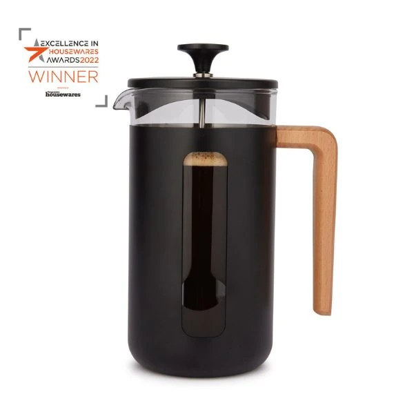 Pisa 8-koppers pressekanne sort trehåndtak La Cafetière LCPISA8CPBLKW by La Cafetière color Svart