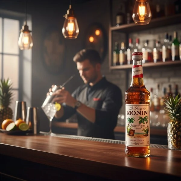 Monin Sirup Karibisk Rom / Caribbean Rum FL 70 50000094 by MONIN color Svart