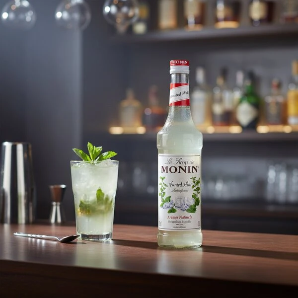 Monin frostet mynte-sirup FL 70 50000017 by MONIN color Svart