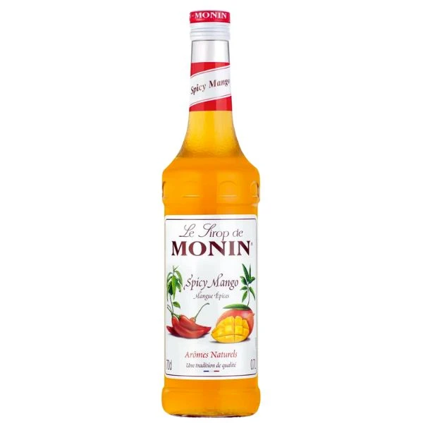 Monin Spicy Mango Sirup FL 70 50000074 by MONIN color Svart