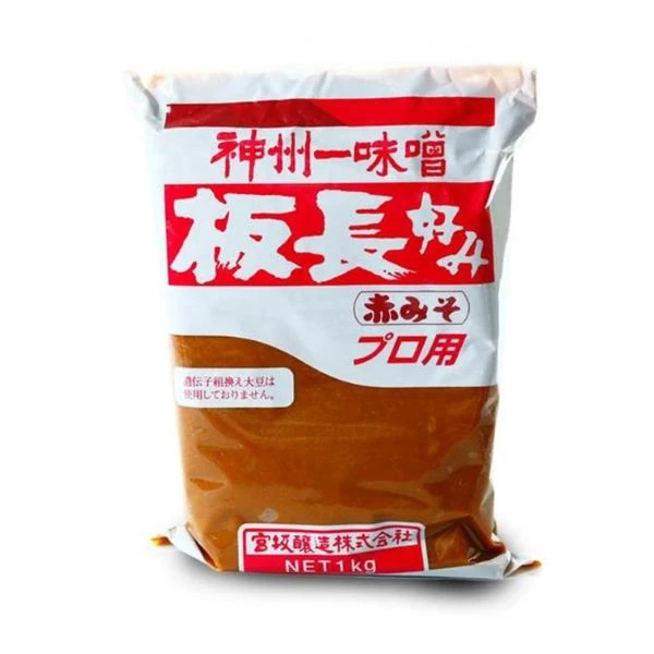 Miso Rød Pasta 1 KG 232220 by Miyasaka color Svart