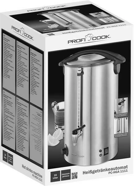 Termomaskin 16 ltr. - Profi Cook 501111PC by Profi Cook color Svart