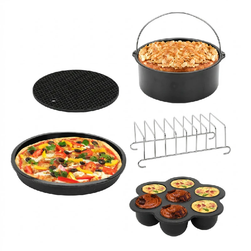Hâws AFAK5 Birkholm Air Fryer Tilbehørssett 5 Deler 30-AFAK5 by Hâws color Svart