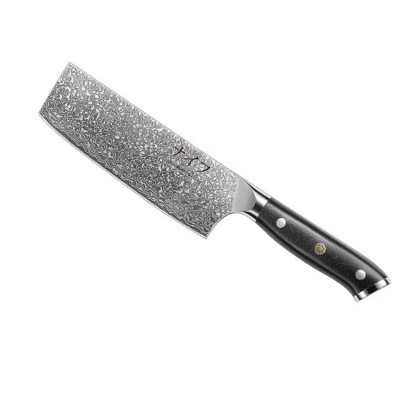 Damascus By Hâws Vegetable Knife 30 cm 30-DHB006 by Damascus by Hâws color Silver/brun