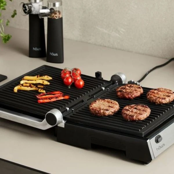Hâws BPG212000W Møn Proff bord- og paninigrill 2000W 30-BPG212000W by Hâws color Svart