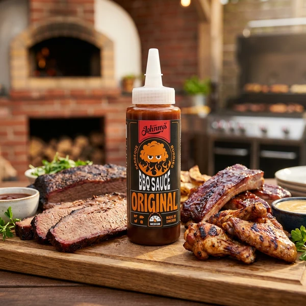 Johnny's Buddies BBQ Original 295 g 580277 by Deli Drengene color Svart