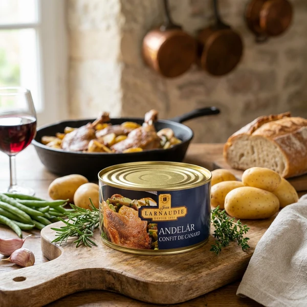 Larnaudie Ande Confit Lår 1240G 12728 by Deli Drengene color Svart