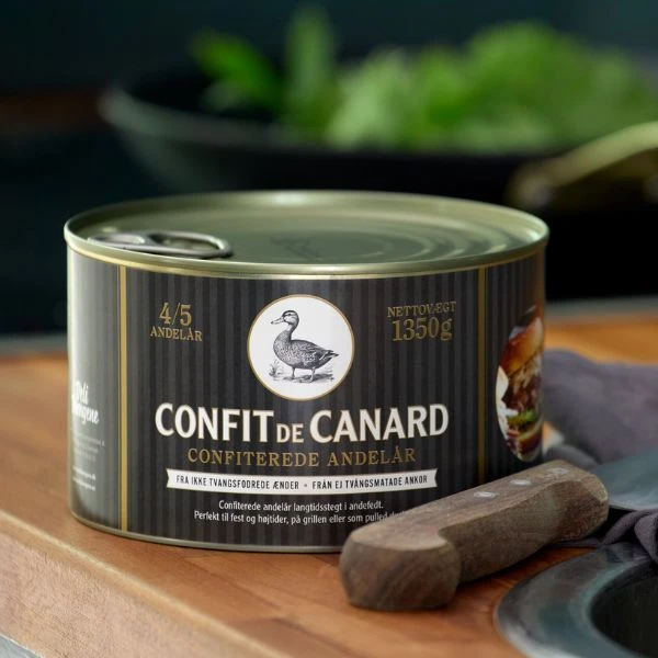 Confit de Canard DD 4/5 lår 1350G 12956 by Deli Drengene color Svart