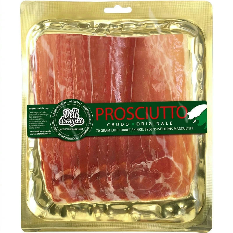 Prosciutto Crudo 70g - Deli Drengene 235 by Deli Drengene color Svart
