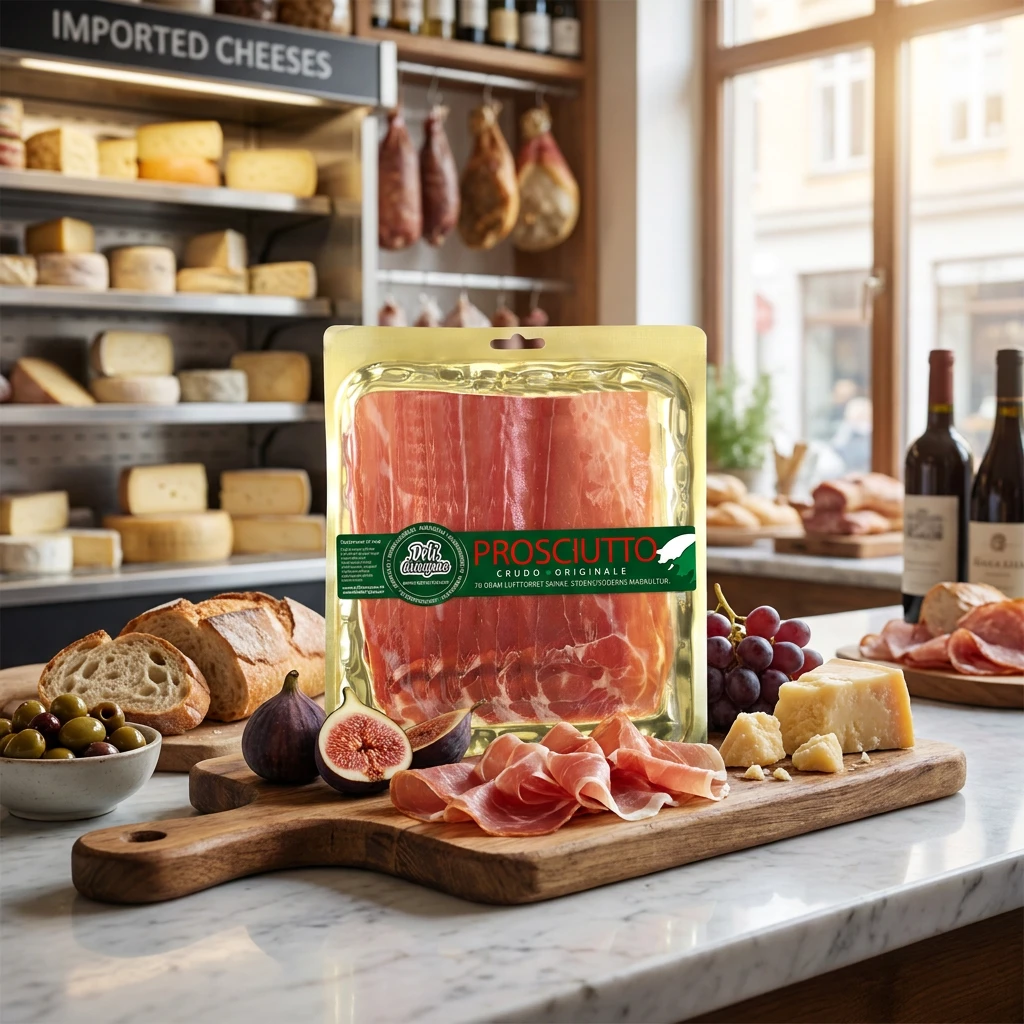 Prosciutto Crudo 70g - Deli Drengene 235 by Deli Drengene color Svart