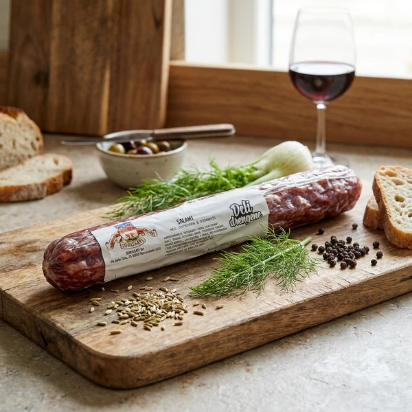 Salami Fennikel 250g - Deli Drengene 1104 by Deli Drengene color Svart
