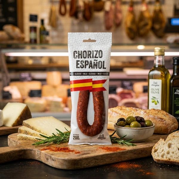 Mild Chorizo Ring 200g - Deli Drengene 212 by Deli Drengene color Svart
