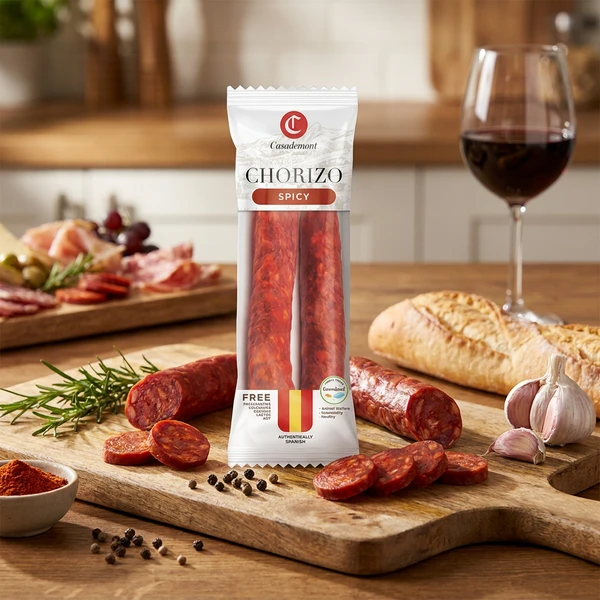 Chorizo collar piccanta 225g - Deli Drengene 12291 by Deli Drengene color Svart