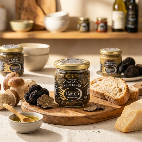 Sopp og Trøffel saus 80g - Deli Gutta 9002 by Deli Drengene color Svart