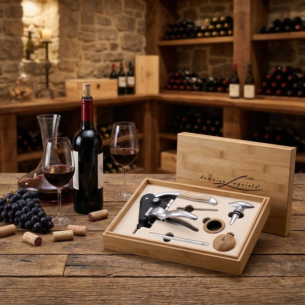 Laguiole Gavesett Vin 6 deler 40268582 by Laguiole color Svart
