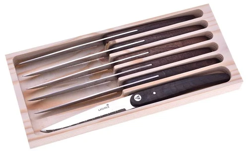 LAGUIOLE 6 biffkniver i treeske 40268880 by Laguiole color Svart
