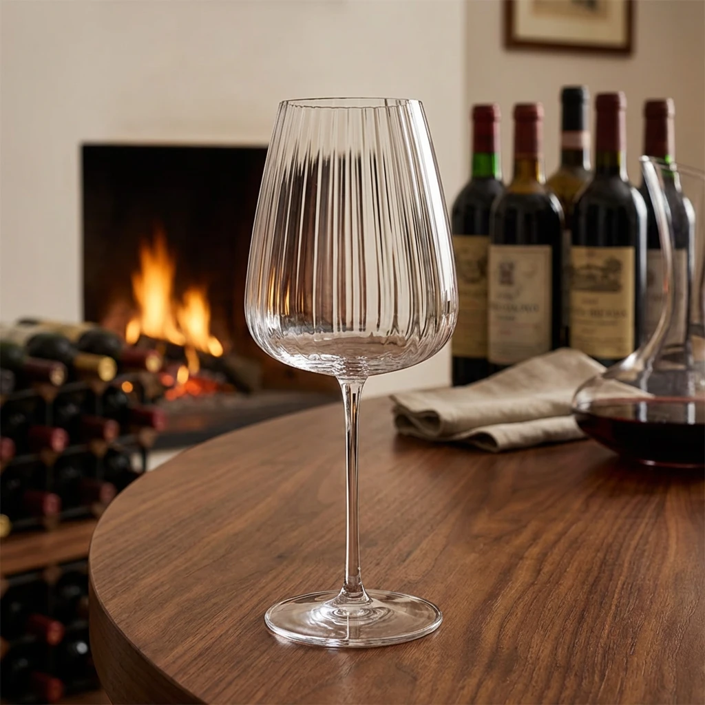 Luigi Bormioli Optica Rødvinsglass 70 cl 94500142 by Luigi Borm color Svart