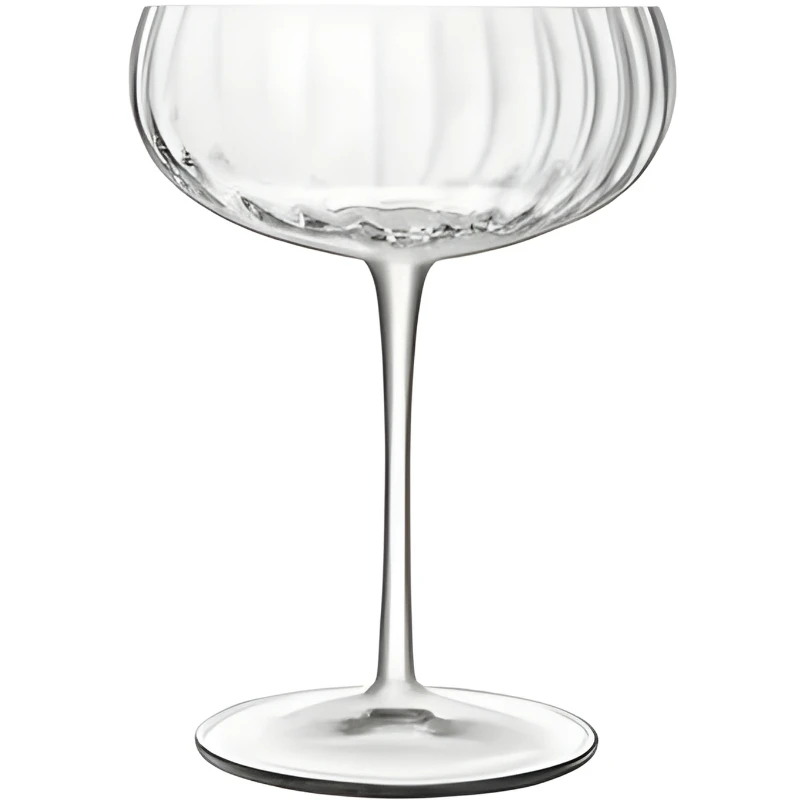 Luigi Bormioli Optica Champagne Coupeglass 30 cl 94500141 by Luigi Borm color Svart