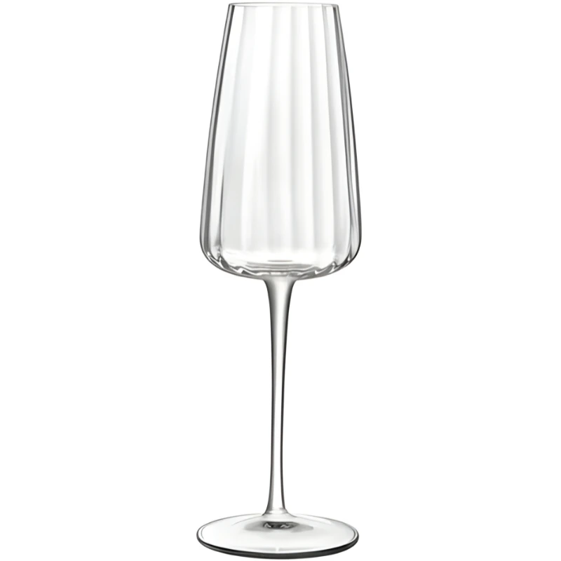 Luigi Bormioli Optica Champagneglass 21 cl 94500140 by Luigi Borm color Svart