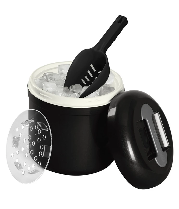 Isbøtte 4 liter antrasitt - plast 4883 by Fuchs Gastro color Svart