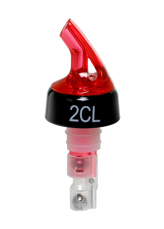 Compact skjenketut 20 ml - neonrød 4005LR by Fuchs Gastro color Svart