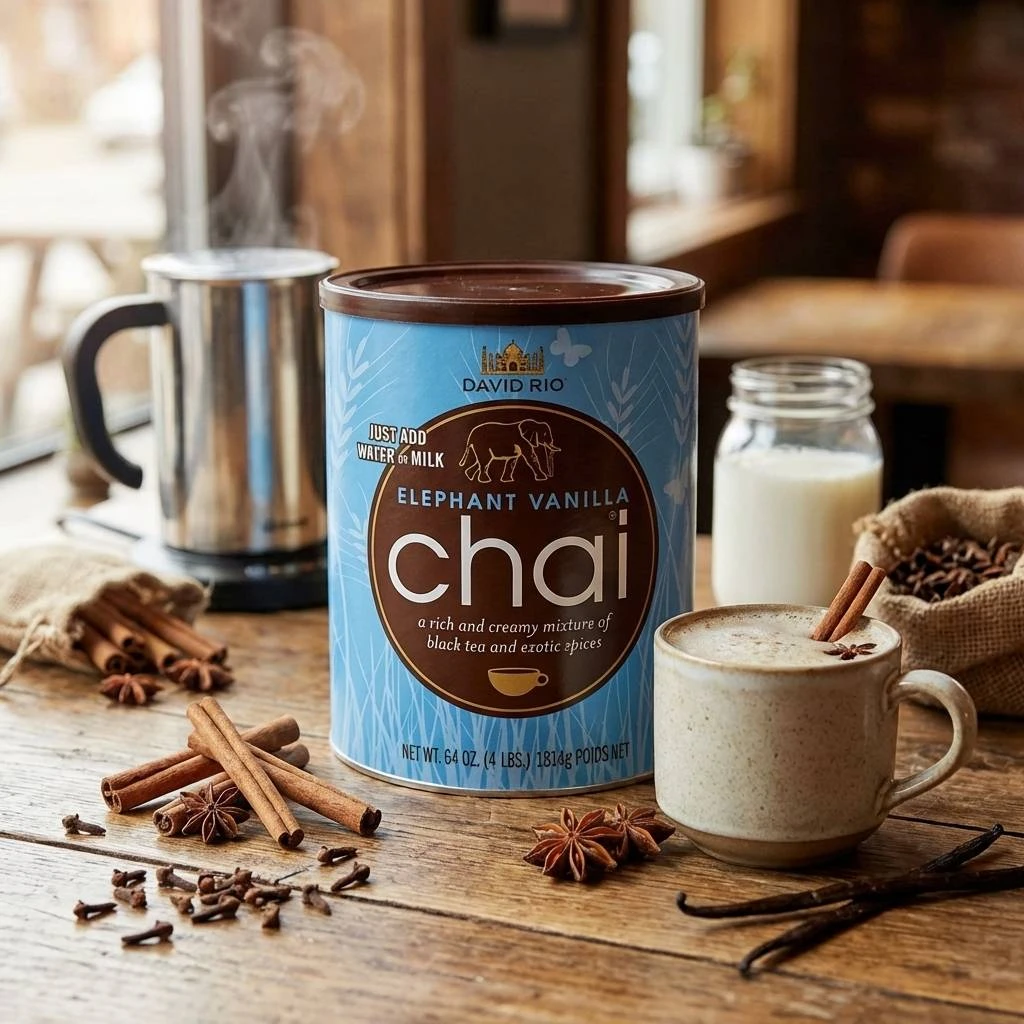 David Rio Elephant Vanilla Chai 1,814 kg TE_100200 by DAVID RIO color Svart