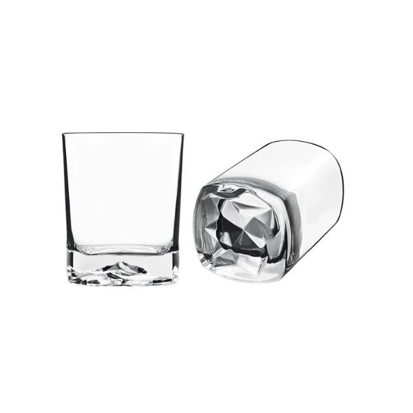 Strauss On The Rocks vannglass/whiskyglass 4 stk.  40 cl A10952G1002AA01 by Luigi Borm color Svart