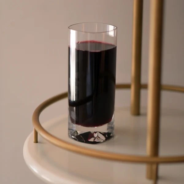 Strauss on the rocks ølglass og longdrinkglass 4 stk. 44 cl A10953G1002AA01 by Luigi Borm color Svart