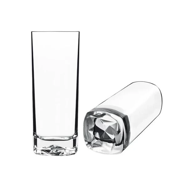 Strauss on the rocks ølglass og longdrinkglass 4 stk. 44 cl A10953G1002AA01 by Luigi Borm color Svart