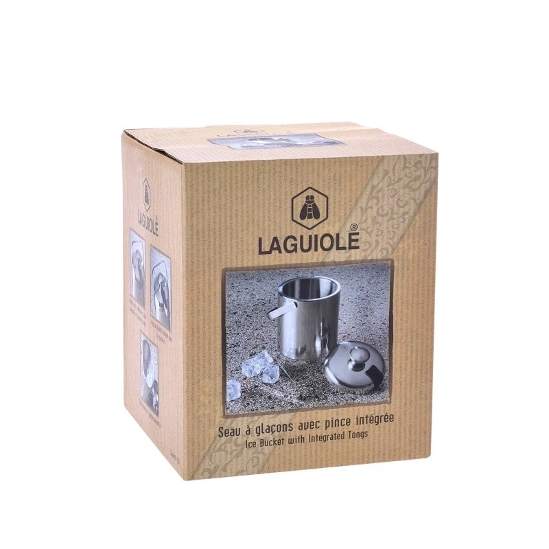 LAGUIOLE Isbøtte i rustfritt stål 40268424 by Laguiole color Silver
