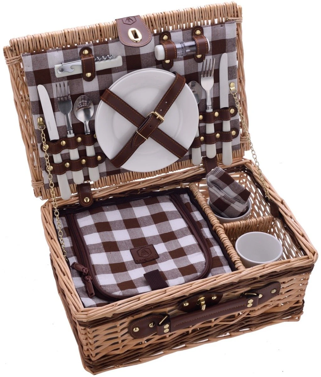 Laguiole Piknikkurv til 2 personer 40268331 by Laguiole color Svart