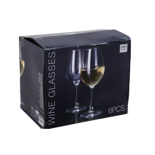 Vinglass 350 ml - 6 stk. 170490090 by Koop color Helder