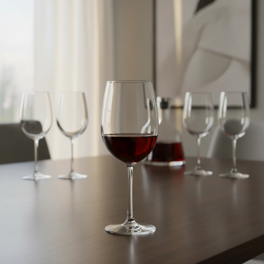 Vinglass 465 ml - 6 stk. 170490110 by Koop color Helder