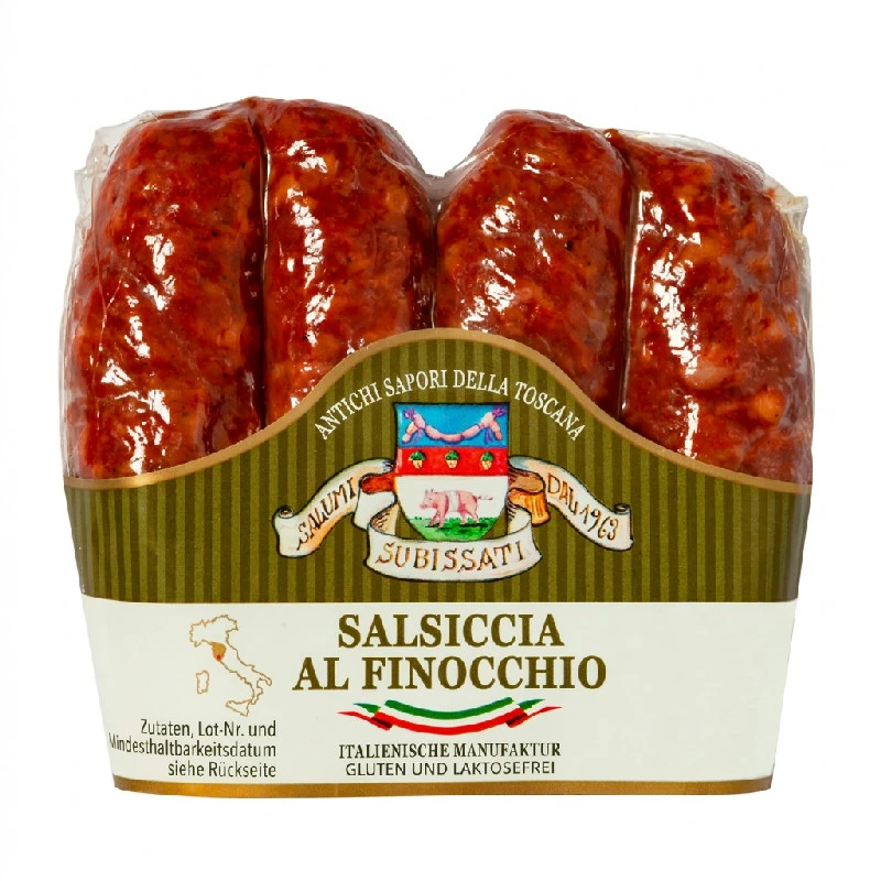 Tørket Salsiccia Fennikel 200g - Deli Gutta 1131-DD by Deli Drengene color Svart