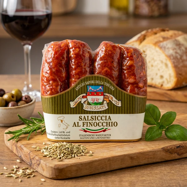 Tørket Salsiccia Fennikel 200g - Deli Gutta 1131-DD by Deli Drengene color Svart